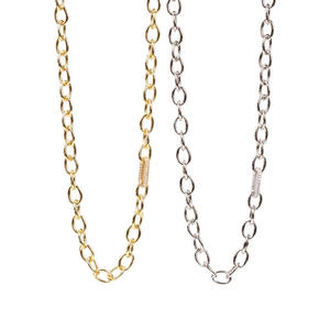 Collar de Cadena Gruesa Personalizada de Plata de Ley 925 con Baño de Oro de 18K, Diseño de Diamantes Estilo Hip Hop para Mujer, Cadena para Clavícula - Product Image 3