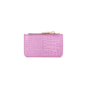 Porte-cartes de visite en PU gaufré effet crocodile - Lila CZDN30088 - Product Image 3