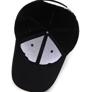 Nueva Gorra de Béisbol Negra Sólida al por Mayor, Gorras Lisas Personalizadas, Gorra Informal Ajustada para Hombres, Mujeres, Unisex, Gorras Deportivas - Product Image 2