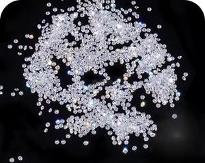 Diamante brillante redondo pequeño de Color D blanco completo de 0,80mm a 4,00mm suelto Natural para la fabricación de joyas exportador de diamantes de la India - Product Image 5