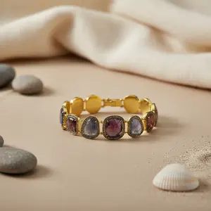 Pulsera de Diamantes con Baño de Oro Blanco Espléndido para Regalo de Mujer - Product Image 3