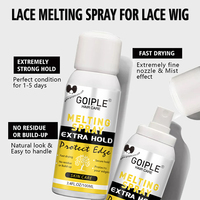 Spray Fixateur de Perruque en Gros à Tenue Forte, Séchage Rapide, pour une Ligne de Cheveux Naturelle et Invisible