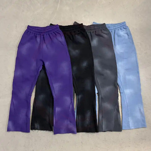 2025 Top Trending Custom Patchwork Flared Jogging Pantalones para hombres Pantalones de chándal y pantalones casuales para hombres - Product Image 2