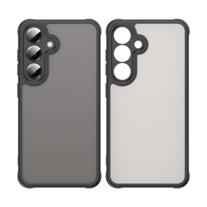 Funda de teléfono con tacto de seda mate, TPU duro, PC, botón Flexible, armadura resistente, funda protectora para Samsung Galaxy, iPhone, Google Pixel - Product Image 1