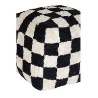 Pouf en coton pur fait main, tufté à la main, antistatique, simplicité moderne, ottoman de designer haut de gamme, décoration pour salon, chambre à coucher, mariage