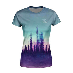 เสื้อยืดผู้ชายธรรมดาเสื้อยืดโพลีเอสเตอร์เสื้อยืดพิมพ์ลายพิมพ์ซับลิเมชันกำหนดโลโก้ได้เองสำหรับยิมกีฬาสำหรับผู้ชาย2025ดิจิทัลตามต้องการ - Product Image 5