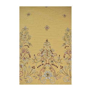 Tissu perlé brodé écologique de luxe filet respirant non tissé dernière conception robes de soirée pour femmes robes de mariée filles - Product Image 5