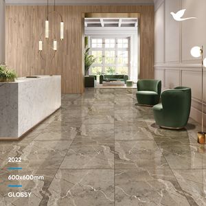 Nouveauté Carreaux de sol muraux en porcelaine émaillée polie de luxe 600x600mm Carreaux muraux vitrifiés pour chambre à coucher salon Prix de la maison - Product Image 6