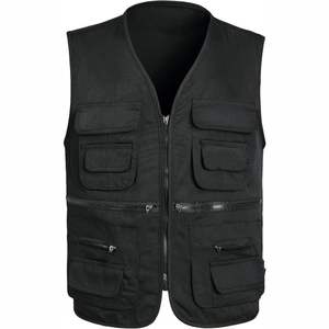 Gilet de travail sans manches en gros gilet respirant multifonctionnel de poche vêtements de travail gilet pour hommes, poche en 5 dimensions - Product Image 5