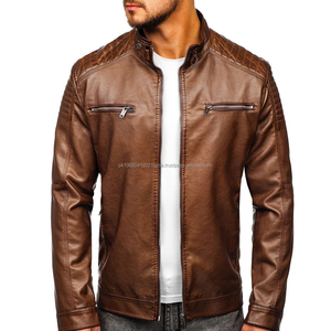 Chaqueta de cuero duradera a prueba de viento para hombre, gran oferta de calidad superior, mejor diseño para hombre, ropa para hombre, chaqueta de cuero para hombre - Product Image 5