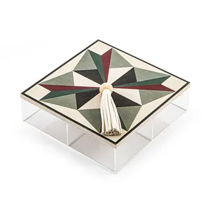 Elegante caja de almacenamiento de dulces de moda contenedor de almacenamiento de dulces de diseñador perfecto para chocolates dulces favores de boda y fiestas - Product Image 1