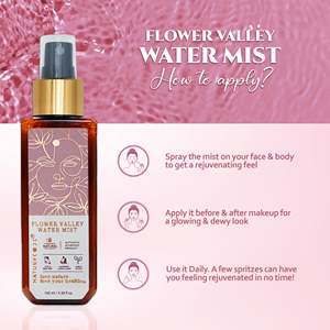 Brume d'eau hydratante Flower Valley pour une expérience rafraîchissante - Product Image 4