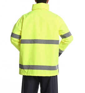 Chaqueta Softshell reciclada Hivi, ropa de trabajo impermeable, chaqueta reflectante de seguridad, uniforme, ropa de trabajo - Product Image 5