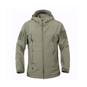 Veste d'extérieur à blocs de couleurs avec coque dure coupe-vent et imperméable aux couleurs contrastées pour l'alpinisme - Product Image 3