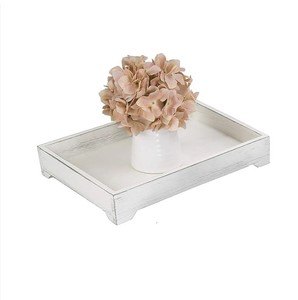 Plateau en bois écologique pour le service et la décoration Plateau rectangulaire en bois de manguier blanc finition Excellence Designs personnalisés - Product Image 4
