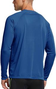 เสื้อตกปลาแขนยาวผ้าโพลีเอสเตอร์สำหรับผู้ชายแบบปรับแต่งได้เสื้อตกปลาแห้งเร็วป้องกันยูวีแบบระบายอากาศได้ SPF UPF 50สำหรับตกปลากันน้ำ - Product Image 2