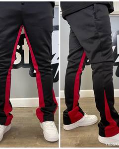<b>Men's</b> Casual Flared Sweatpants Custom Distressed Applique Embroidered <b>Loose</b> Fit Straight Custom Clothing Sweatpants <b>Man</b> <b>Trouser</b> - Product Image 4