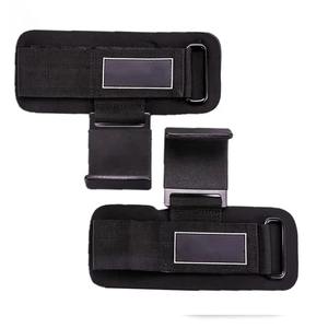 Crochets de musculation robustes en gros personnalisés avec sangles antidérapantes pour l'entraînement en salle de sport, crochets de musculation - Product Image 4