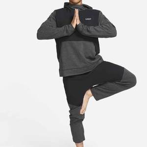 Ropa de calle, chándales informales con logotipo personalizado de bloque de Color/conjunto de dos piezas de patrón sólido de lana de algodón transpirable para hombres 2026 - Product Image 1