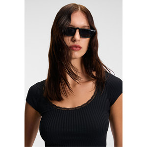 ETHIQUET HANIFFIS Blouse fine à manches longues et col rond pour femme - Product Image 6