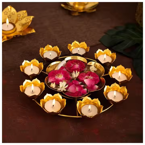 ชาม Urli แบบแขวนสำหรับตกแต่งบ้านและงานแต่งงานดีไซน์น่าดึงดูดใจชามแบบปรับขนาดได้ - Product Image 4