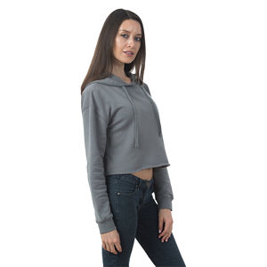 Sweat à capuche court pour femme, tissu doux et chaud, élégant, vêtement de rue, idéal pour l'automne, l'hiver, le confort quotidien, la mode et la superposition - Product Image 2