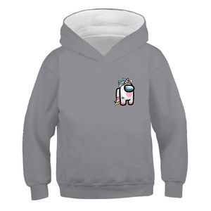 เสื้อกันหนาวมีฮู้ดการ์ตูนสำหรับผู้ชาย, เสื้อกันหนาวพิมพ์ลายยูนิคอร์นแขนยาวเสื้อสวมหัวผ้าฝ้ายเป็นมิตรกับสิ่งแวดล้อมสำหรับฤดูหนาว - Product Image 4