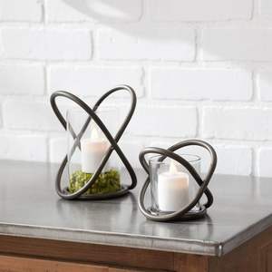 Supports de bougies ronds en forme de X, lot de 2, les plus vendus, directement de l'usine, pour mariage et décoration - Product Image 6