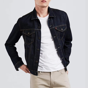 Chaqueta Vaquera OEM para Hombre, Invierno, Casual, Reversible, Ecológica, Tallas Grandes, con Botones, Tejida, Transpirable, de Algodón de Secado Rápido - Product Image 2