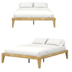Cama Trosio de madera de teca de calidad superior hecha a medida muebles de Indonesia para Hotel Villa apartamento - Product Image 5