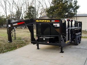 รถเทรลเลอร์ไฮดรอลิกคอห่าน7X14เพลา4ft ข้าง (2) 7K สำหรับการขนส่งทางการเกษตร - Product Image 4