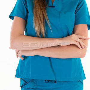 Nuevo Diseño de Uniformes Médicos, Conjuntos de Uniformes para Hospitales, Uniformes para Médicos, Blusas y Pantalones para Hombre, Tela de Lona, Uniforme Profesional para Enfermeros - Product Image 4