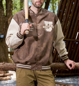 Personalizado 3D bordado Varsity Jacket Fabricante de mangas completas Letterman chaqueta de invierno al por mayor Varsity Jacket para hombres - Product Image 5