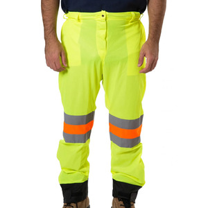 Pantalon de travail réfléchissant 100% coton pour hommes, logo personnalisable, vêtements de travail cargo imperméables pour l'exploitation minière - Product Image 4