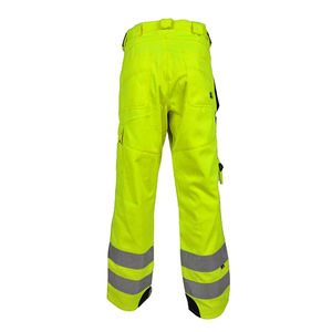 Pantalon de sécurité routière haute visibilité multi-poches, vêtements de chantier réfléchissants, pantalon de sécurité personnalisable en polyester - Product Image 4