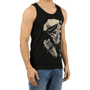Logotipo personalizado Impreso Hombres Verano Gimnasio Ropa Stringer camiseta sin mangas Logotipo de color personalizado Fitness OEM Tank Top - Product Image 1