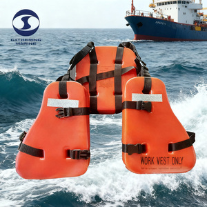 Deniz kullanımı turuncu 74N PVC üç adet can yeleği çalışması can yeleği - Product Image 3