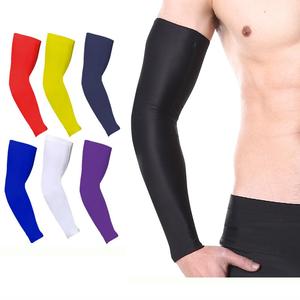 Manga de Brazo Deportiva Personalizada con Logotipo OEM, Sublimación, Seda de Hielo, Refrigerante, Antideslizante, de Silicona, para Gimnasio, Correr, Béisbol, Voleibol, Fútbol - Product Image 2