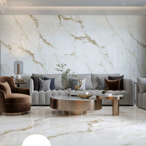 Carreaux de sol muraux en porcelaine brillante de qualité supérieure 1200x1800 Grand format 120x180cm Carreaux GVT polis Collection d'exportation durable et élégante - Product Image 1