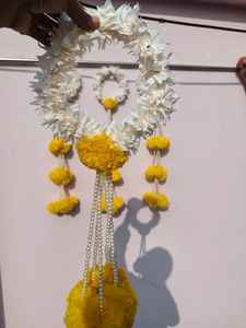 ดอกไม้ประดิษฐ์พวงมาลัย Jhumar ตกแต่งบ้านอินเดียทําด้วยมือ Toran ผนังแขวนประตูสําหรับตกแต่งคริสต์มาสตกแต่งงานแต่งงาน - Product Image 5