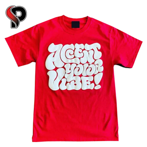 เสื้อยืดผ้าฝ้าย100% สั่งทำทรงโอเวอร์ไซส์แขนสั้นน้ำหนักเบามีหลายขนาดสำหรับผู้ชายผู้หญิงถักโลโก้ตามสั่ง - Product Image 2