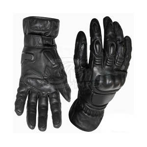 2024 Diseño personalizado de alta calidad de los hombres a prueba de viento de cuero Guantes de moto en stock para carreras y Deportes de uso al por mayor - Product Image 2