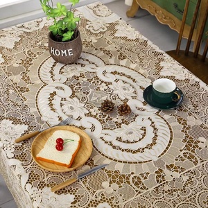 Mantel Rectangular Resistente Bordado de Algodón, Lino y Poliéster con Apliques <span class=keywords><strong>Bordados</strong></span>, Colección de <span class=keywords><strong>Manteles</strong></span> Nueva York - Product Image 4