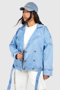 Veste en jean oversize pour femme OEM, décontractée, boutonnée, pour l'automne et le printemps - Product Image 5