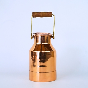 กล่องเก็บของทรงกระบอกทำจากทองแดงวินเทจของตกแต่งห้องครัวสไตล์คลาสสิกการจัดระเบียบบ้านที่ทันสมัยสำหรับเครื่องเทศโลหะสินค้าแห้งการตั้งแคมป์ - Product Image 5