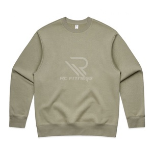 Sudadera de Felpa de Algodón de Alta Calidad para Hombre, con Logotipo Personalizado, Cuello Redondo, Tallas Grandes, con Forro Personalizado - Product Image 3