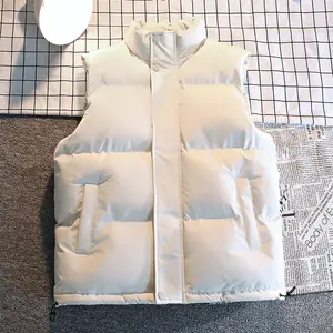 Gilet d'extérieur sans manches pour hommes, gilet en duvet, doudoune à bulles, veste de sport, vestes en duvet d'hiver - Product Image 2