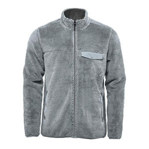 Performance <b>Men</b> Heavyweight <b>Sherpa</b> <b>Fleece</b> Jacket 450 GSM Bonded Polar <b>Fleece</b> Outdoor Coat with High Zip Collar <b>Men</b> Jackets - Product Image 1