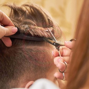 กรรไกรตัดผมสแตนเลสแบบหมุนได้ - Product Image 6