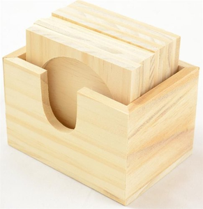 100% Natural <b>Wood</b> <b>Coasters</b> High Quality Wooden <b>Coaster</b> Mats & Pads Handmade in India for Hotel Restaurant Home Table Surface - Product Image 5